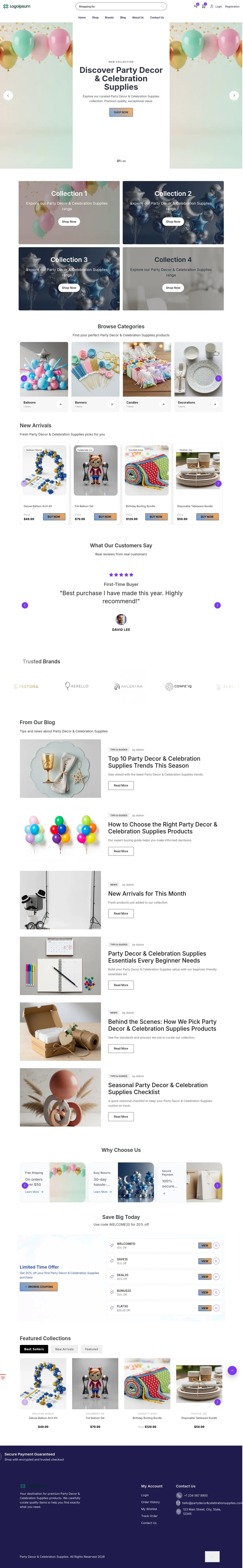 Party Decor & Celebration Supplies preview